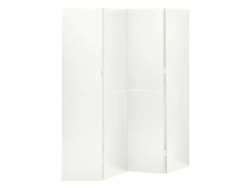 Maison Exclusive - Biombos Divisores De 4 Paneles 2 Uds Blanco Acero 160x180 Cm