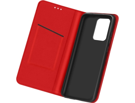 Carcasa Samsung Galaxy A72 AVIZAR FOLIO-LEA-RD-A725F Libro Rojo