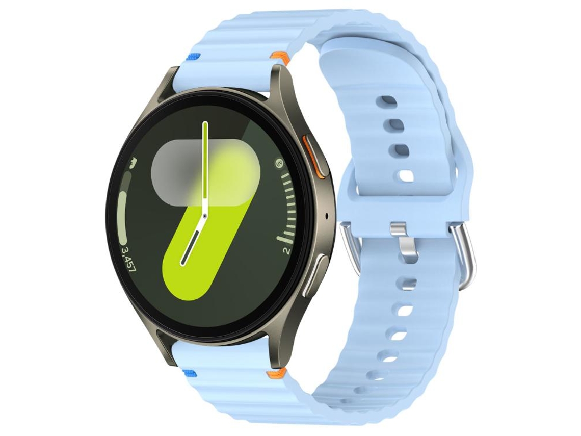 Correa para Samsung Galaxy Watch 7 (40/44 mm) - Silicona con textura ondulada cosida (20 mm)