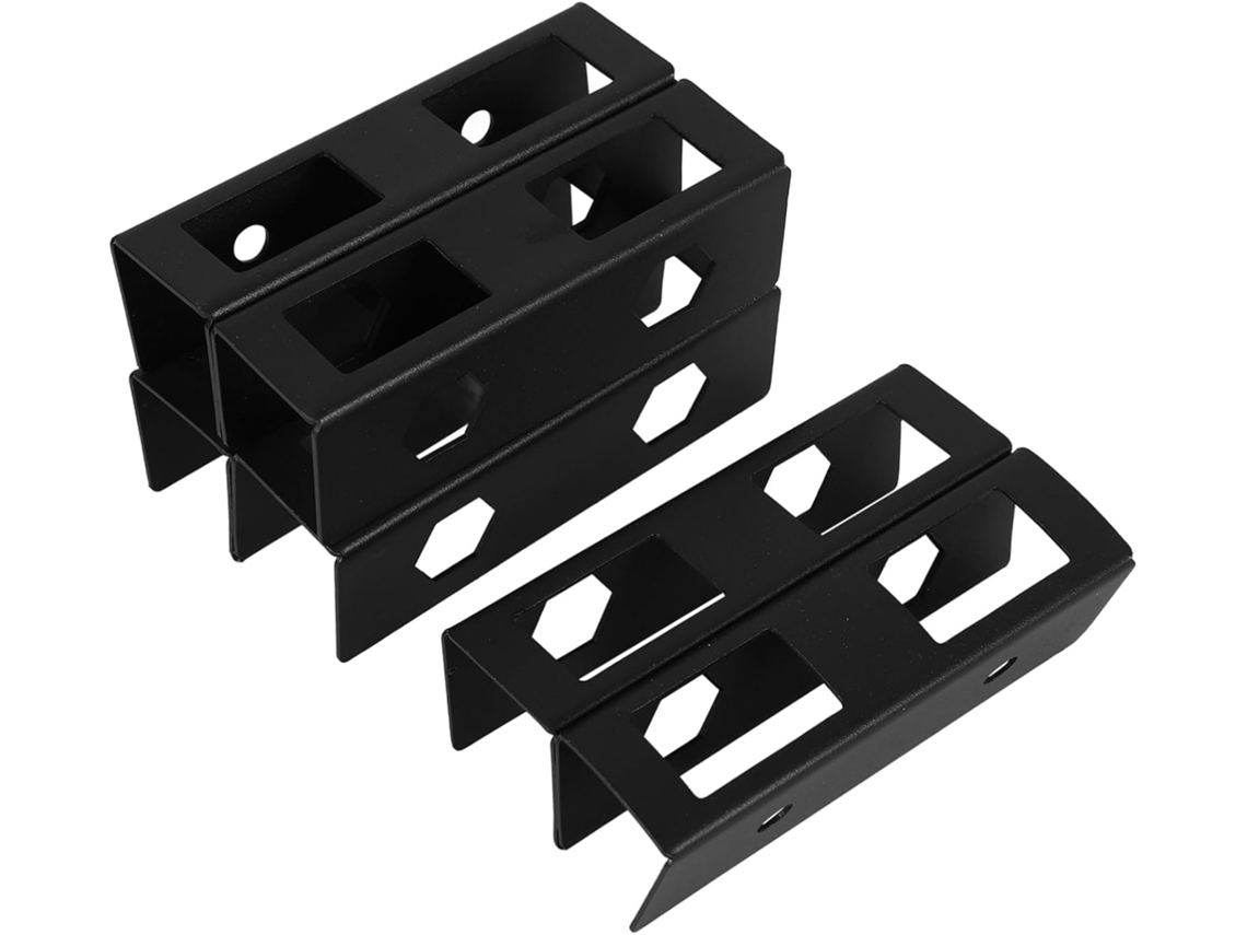 Soporte Versátil Para Portátil, Ideal Para Colocar Debajo Del Escritorio. Fabricado En Metal. Incluye Tornillos.