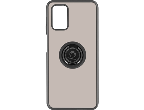 Carcasa y Soporte Samsung Galaxy A02s AVIZAR Función de soporte de Anillo de Metal Negro
