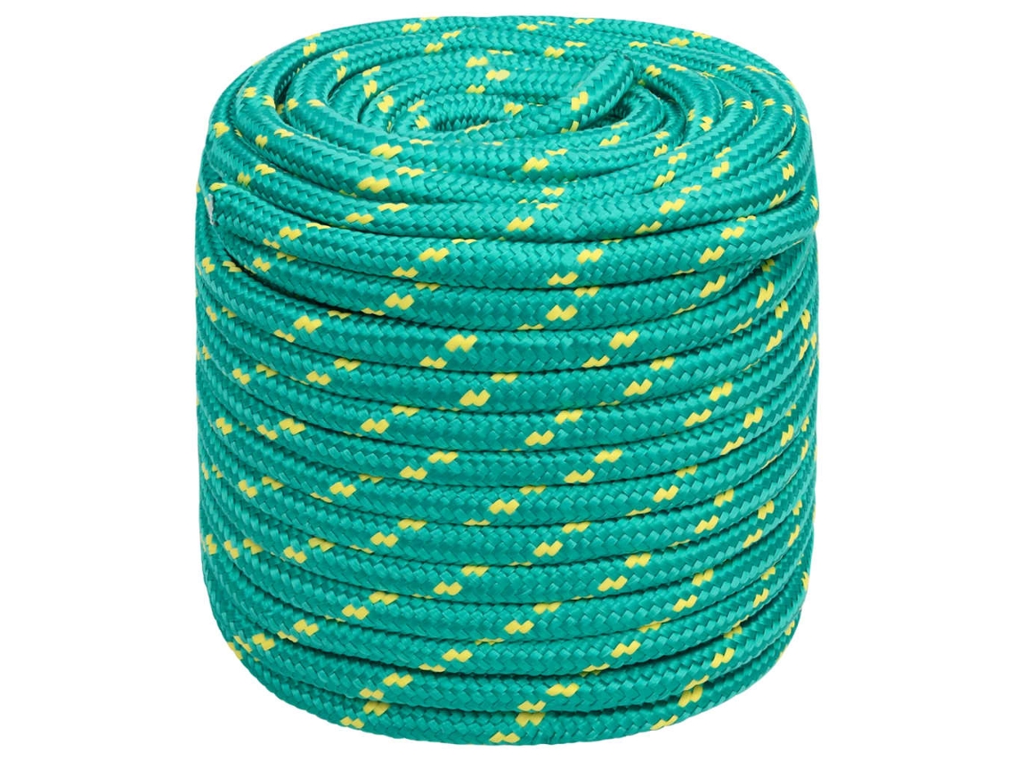 Cuerda De Barco Polipropileno Verde 18 Mm 100 M
