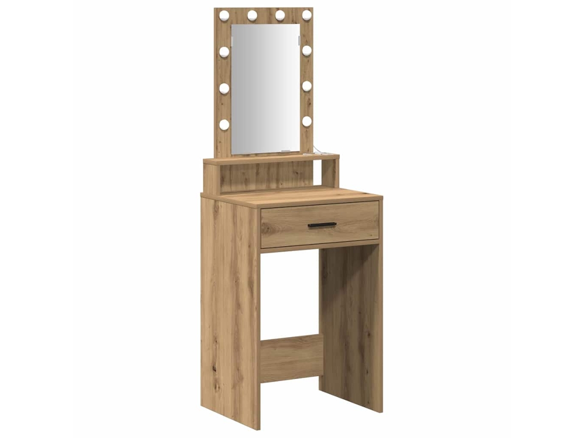 Maison Exclusive - Mesa Tocador Marrón 50 X 41 X 140 Cm Madera De Ingeniería