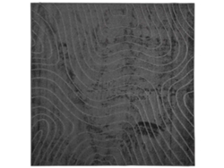 Alfombras De Área Palmeras Antracita 240 X 240 Cm Poliéster