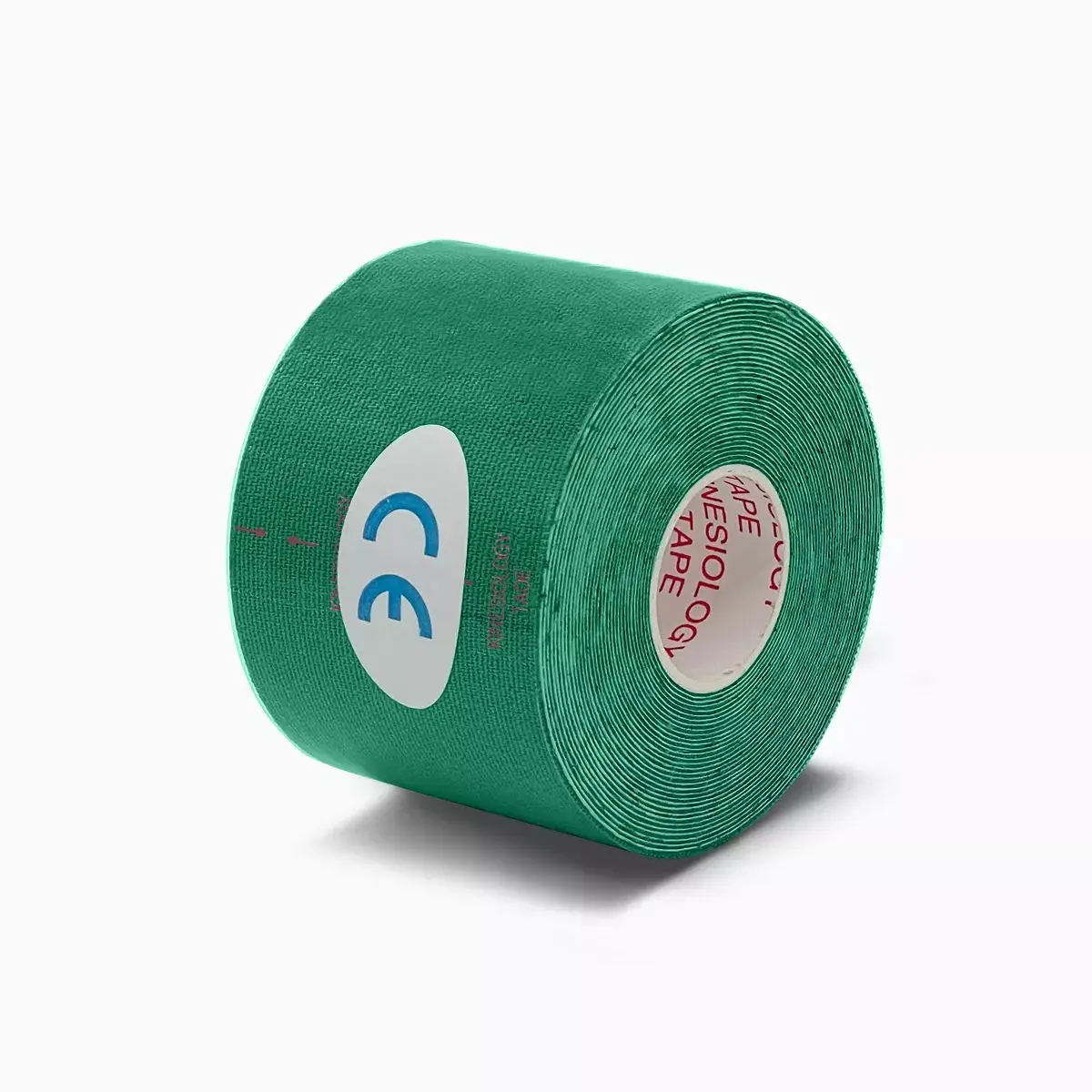 Vendaje muscular para kinesiología, cinta elástica de algodón para deportes Mdug (verde, 2,5 cm x 500 cm)