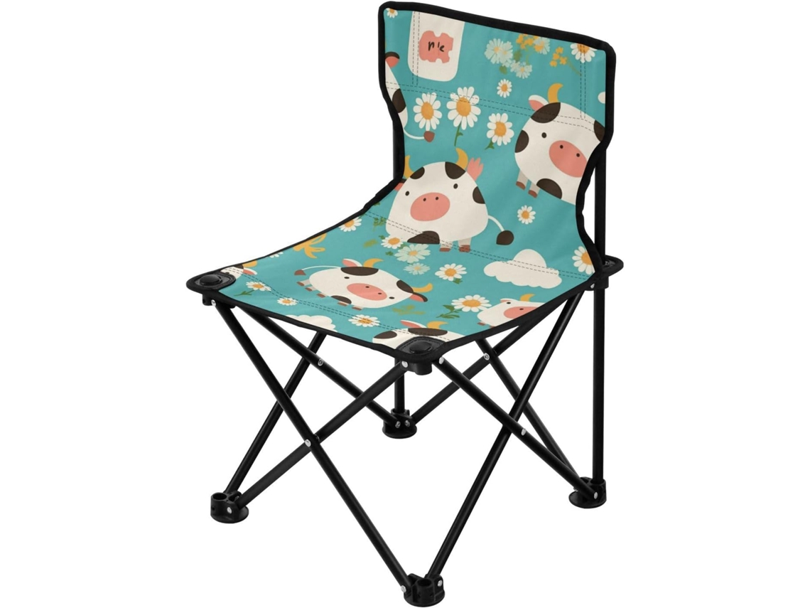 Silla De Camping Ligera Con Hierro Plegable Compacta Acampar