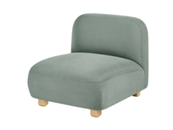 Módulo De Cadeira Beliani Amli De Tecido Verde 80x87x75