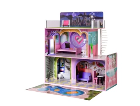 Casas de Muñecas OLIVIA'S LITTLE WORLD (Madera - Multicolor - 89,0 cm)