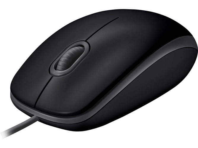 Ratón LOGITECH B110 (Óptico - 1000 dpi - Negro)