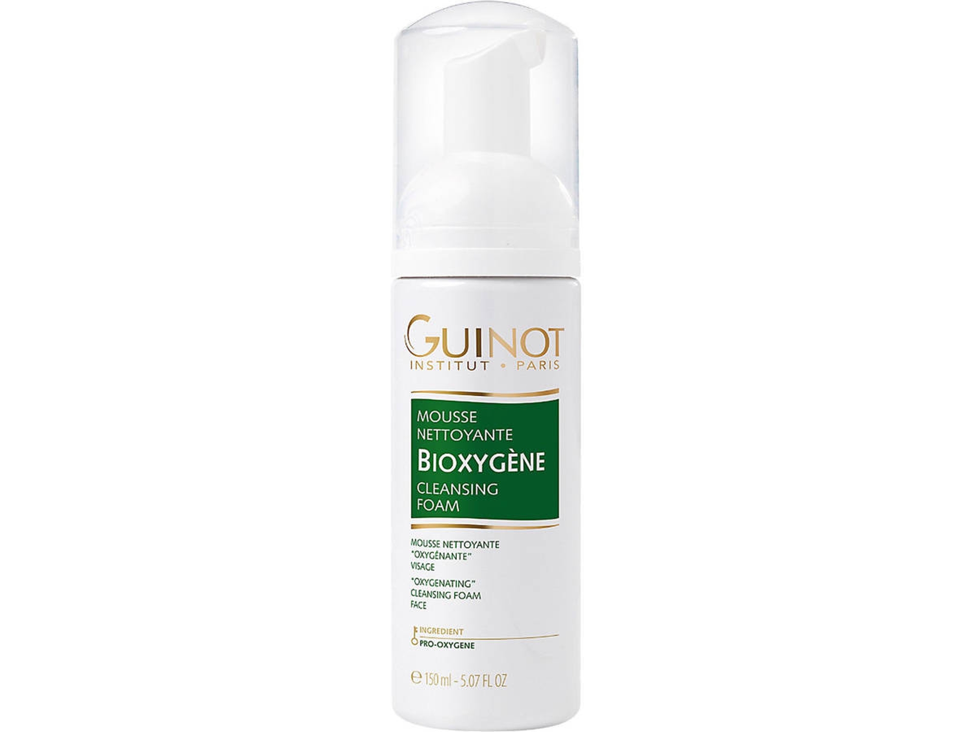 Espuma de Limpieza GUINOT Mousse Bioxygene (150 ml)