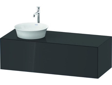DURAVIT Tulip blanco, mueble de pared, ancho 1300 x fondo 550mm, con 1x extraíble, con tecnología tip-on, WT4977L