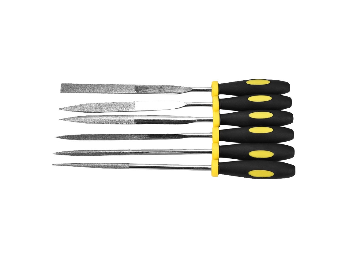 Juego De 6 Mini Cuchillas Metálicas Para Trabajar La Madera, Herramienta Manual, Lima De Aguja, 4*160 Mm