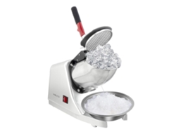 Picadora de hielo eléctrica, acero inoxidable, 300 W, 1440 RPM.