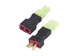 Adaptador Inalámbrico Con Conector T Macho-hembra A Mini Hembra-macho (juego De 2 Piezas De Accesorios Rc)