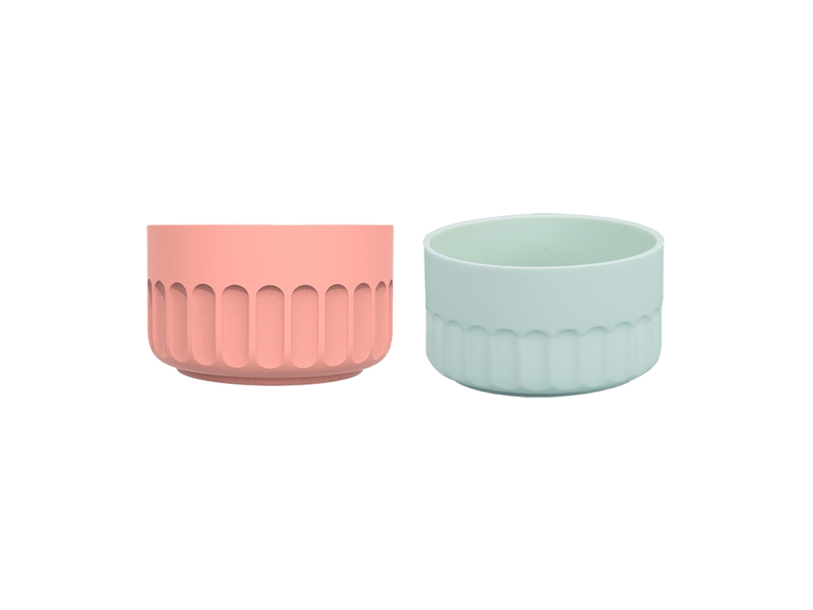 2 Piezas de Fundas de Silicona para Vasos Stanley de 40oz y 30oz, Protector Inferior MEOIRUERY