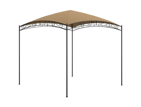MAISON EXCLUSIVE Cenador gris taupé 3x3x2,65 m 180 g/m²