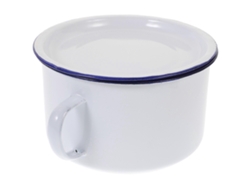 Cuenco Con Asa, Cuenco De Sopa, Cuenco De Fideos Instantáneos, Cuenco De Ramen Esmaltado Retro, Cuenco Para Servir Comida Webake