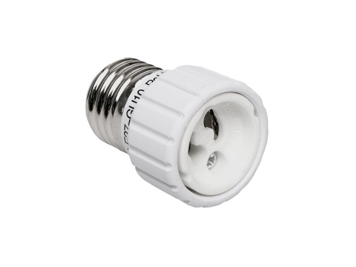 Adaptador de portalámparas E27 a Gu10 Edm (solo para instalaciones de 12 V o inferiores)