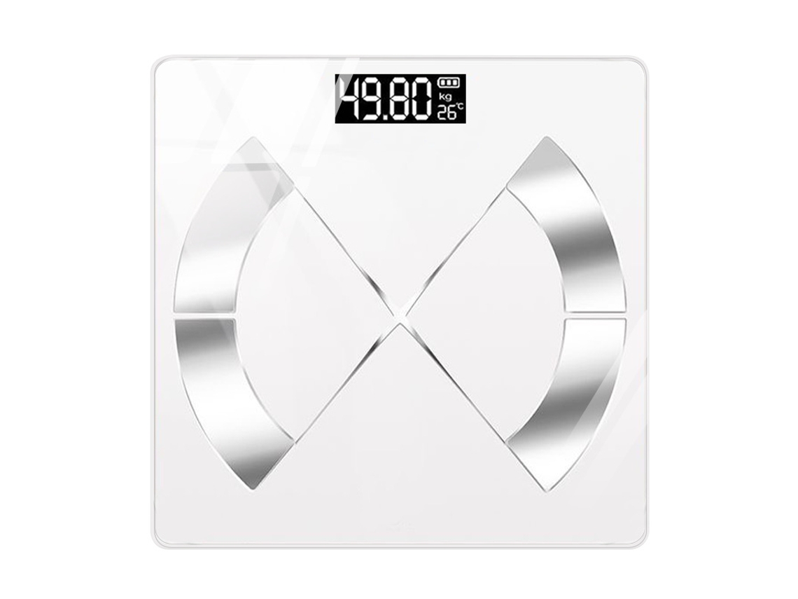 Balanza Electrónica Personal Recargable Digitallab. Puede Pesar Artículos De 0,2 A 180 Kg. Blanca