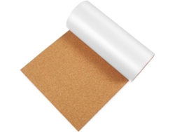 Pegatina de corcho autoadhesiva, 20cm x 200cm x 2mm, multiusos, color natural, flexible y maleable, para Gokoco.
