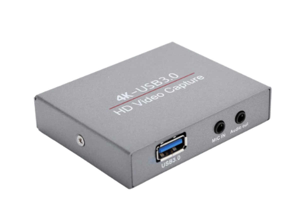Tarjeta De Captura De Vídeo Hdmi Usb 3.0 4K YIZHOOD Inf072 Negro