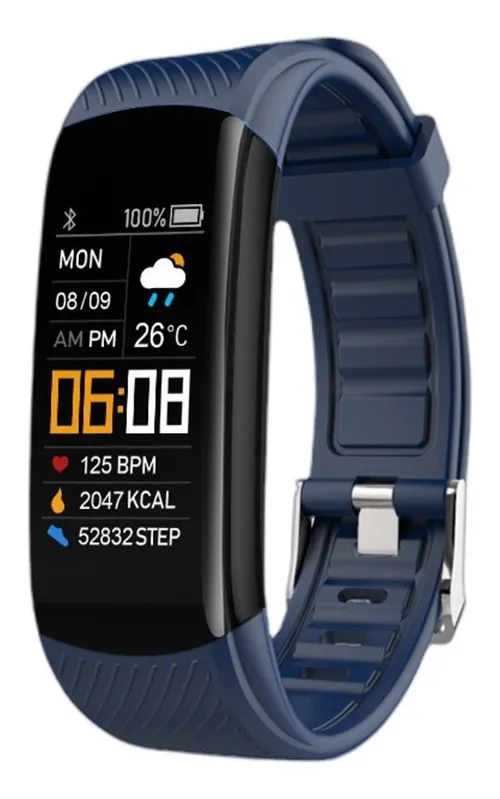 Reloj inteligente Lokmat con podómetro y Bluetooth C5svayotoy
