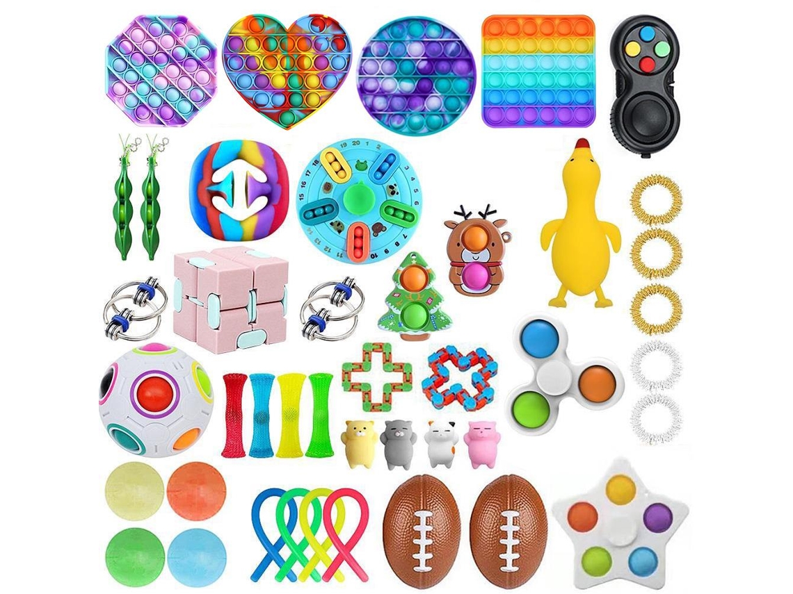 Ats-juego De Juguetes Sensoriales Anti Ansiedad Y Estrés Para Niños Y Adultos