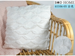 Almofada Lisa Com Veludo Curto Blanco 45*45cm BOD HOME