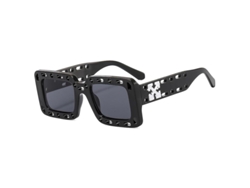 2026-gafas De Sol Oversized Cuadrada Para Mujer Y Hombre Marco Negro Grande Moda Uv400 2022