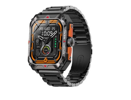 Reloj inteligente para hombre, Monitor militar saludable, voz AI, llamada Bluetooth, Fitness, reloj inteligente deportivo resistente al agua para A...