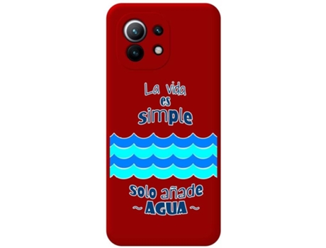 Carcasa Xiaomi Mi 11 5G TUMUNDOSMARTPHONE Agua Rojo