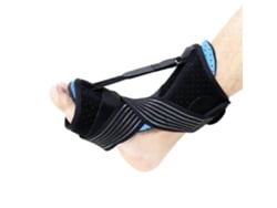 Rebe-splint Nocturno Para Fascitis Plantar Ajustable Con Pelota De Masaje Y Correa Elástica Azul Negro