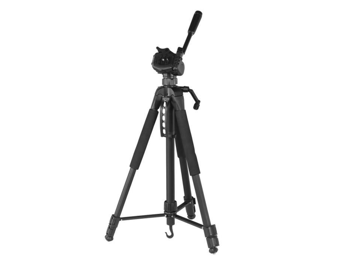 Trépied Action Smart 165 3D, con cabezal tridireccional y soporte para smartphone Hama