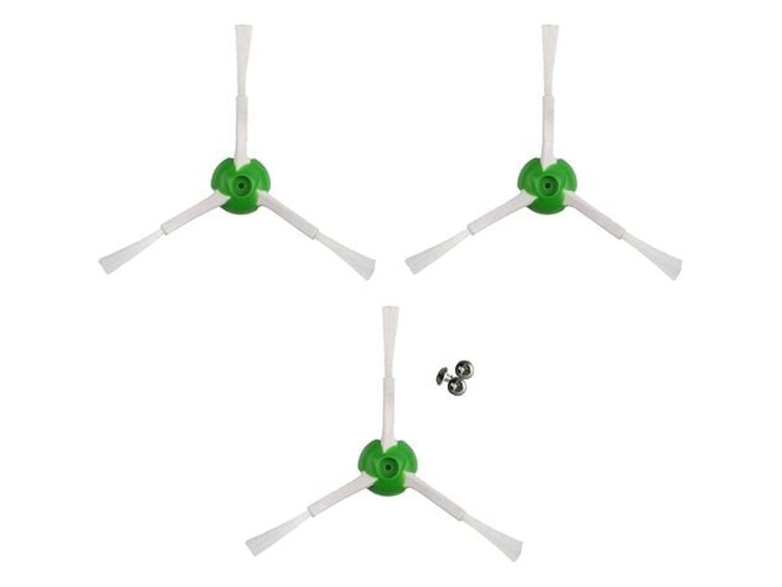 Pacote De 3 Escovas Laterais Para Roomba E5 / I7 / E5154 / E5158. Kit De Substituição Para Escova Lateral E5 E6 I7 I7 Plus