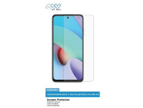 Vidrio templado plano MYWAY Xiaomi Redmi Note 11 4G/11S 4G