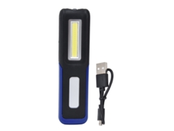 Rebe-linterna De Trabajo Cob Led Recargable Usb Para Camping Exterior Y Reparación De Vehículos