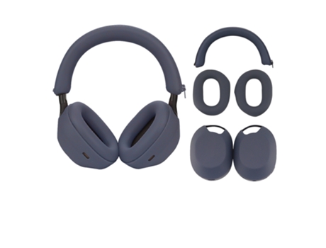Almofadas de ouvido, faixa de cabeça e protetores de ouvido para SONY WH-1000XM 5 Azul oscuro