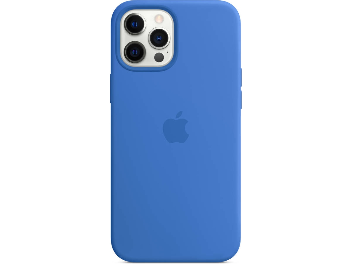 Funda MagSafe iPhone 12 Pro Max APPLE Silicona Azul Capri