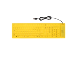Teclado Plegable De Silicona Impermeable Y Silencioso