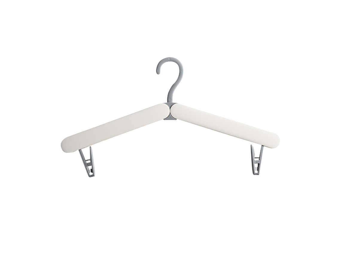 Percha plegable portátil con asas