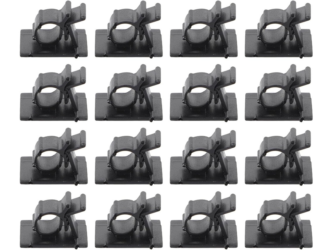 50 Clips Autoadhesivos Ajustables Para La Gestión De Cables