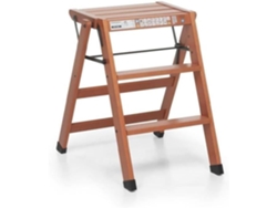 Taburete plegable Foppapedretti Tialzo de madera maciza, 3 escalones, carga 150 kg