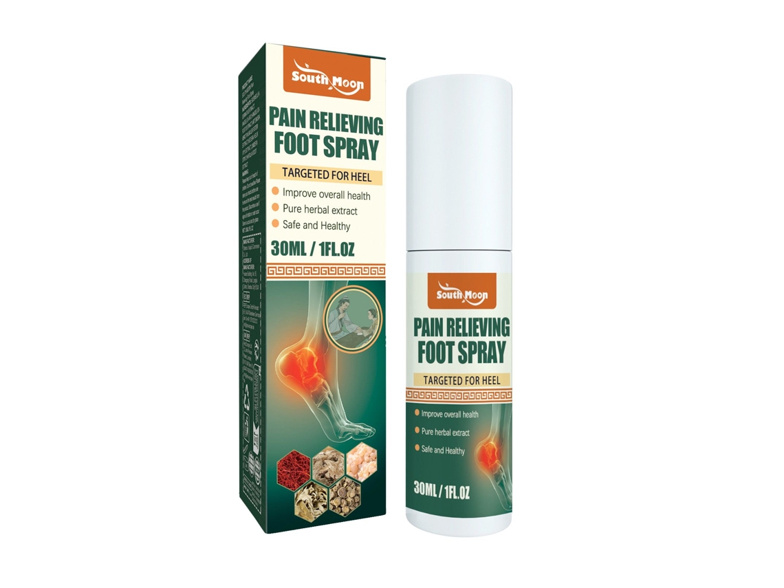 Spray de masaje reparador suave para el talón de uso diario