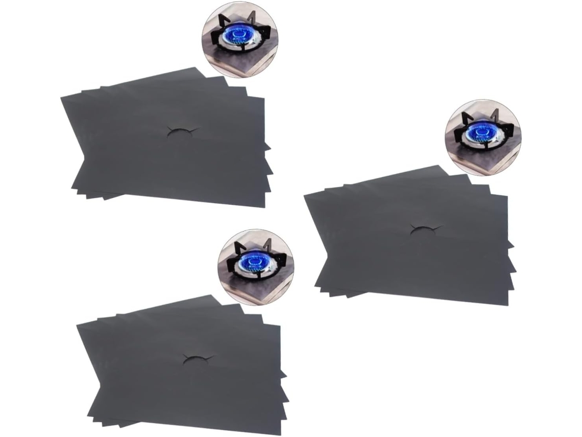 Protectores Universales Reutilizables Para Placas De Gas (12 Piezas): Protección Duradera Para Cocinas Y