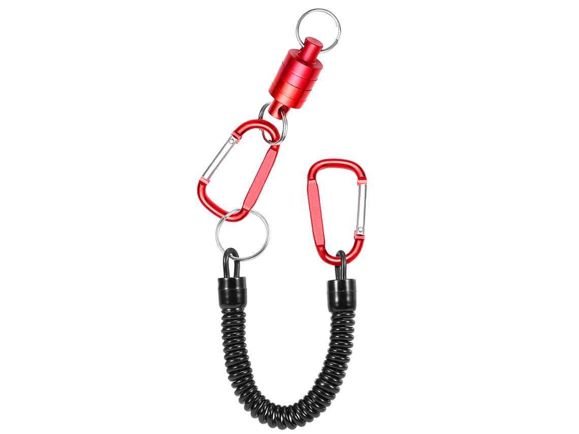 Soporte Magnético Para Red De Pesca Con Cordón Retráctil, Conector De Clip Magnético Para Pesca Con Mosca.