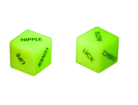 Dados de Amor Glow in the Dark Set - Versión en inglés