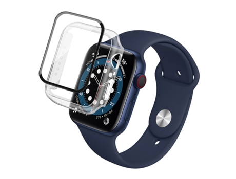 Apple Watch Series 9/8 Caja con marco de pieza imak de 41 mm y película de vidrio templado (transparente)