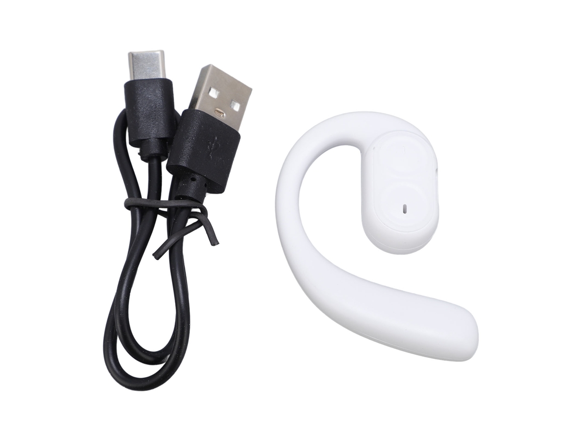 Auriculares Estéreo Inalámbricos Abiertos Lx09 Blancos Con Efecto De Sonido Panorámico De 360 Grados.