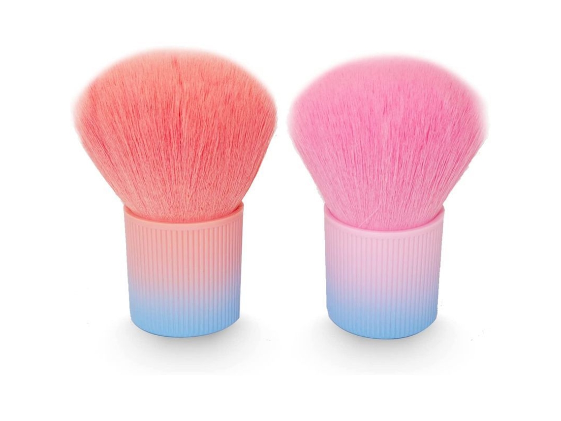 2 Cepillos Para Eliminar El Polvo De Las Uñas, Cepillo De Limpieza Profesional Con Diseño De Hongo, Tamaño Portátil.