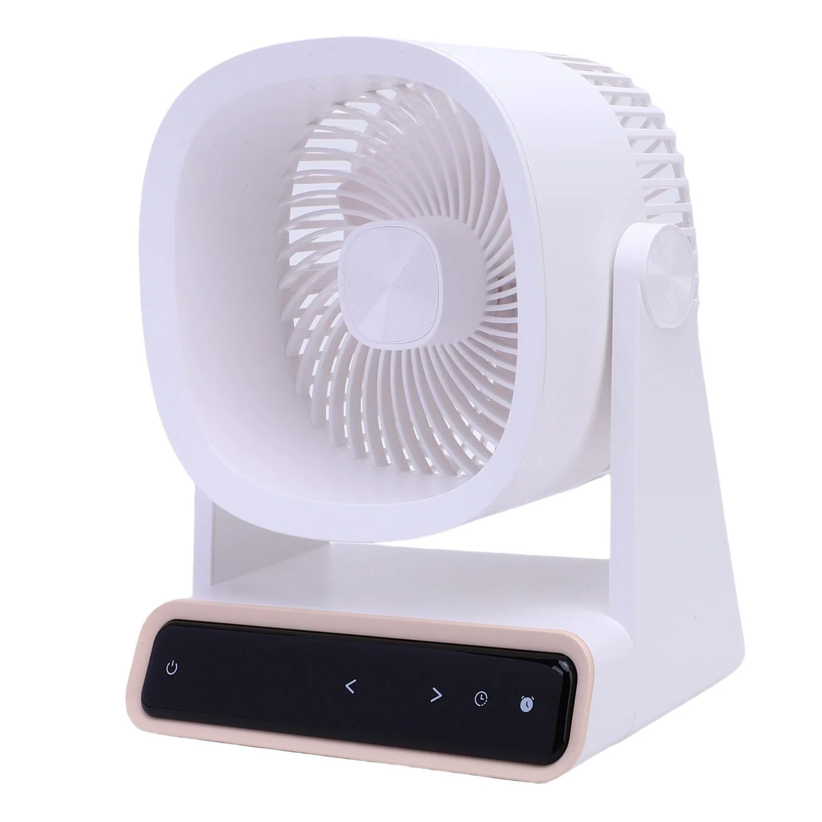 Ventilador Silencioso De Sobremesa/pared Con Control Táctil (blanco), Adecuado Para Dormitorios Y Cocinas.
